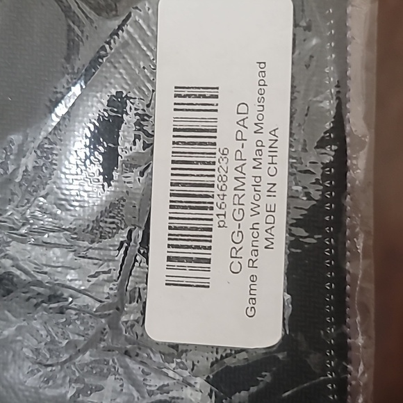 YEE-HAW GAMEVERSE BLUE GAME RANCH WORLD MAP MOUSEPAD SIZE 17 X18 - Picture 6 of 6